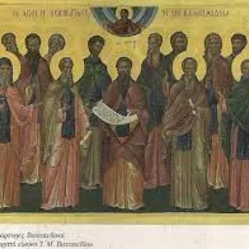 Όσιος Ευθύμιος Ηγούμενος Βατοπεδίου και Οι δώδεκα Μοναχοί Βατοπεδινοί